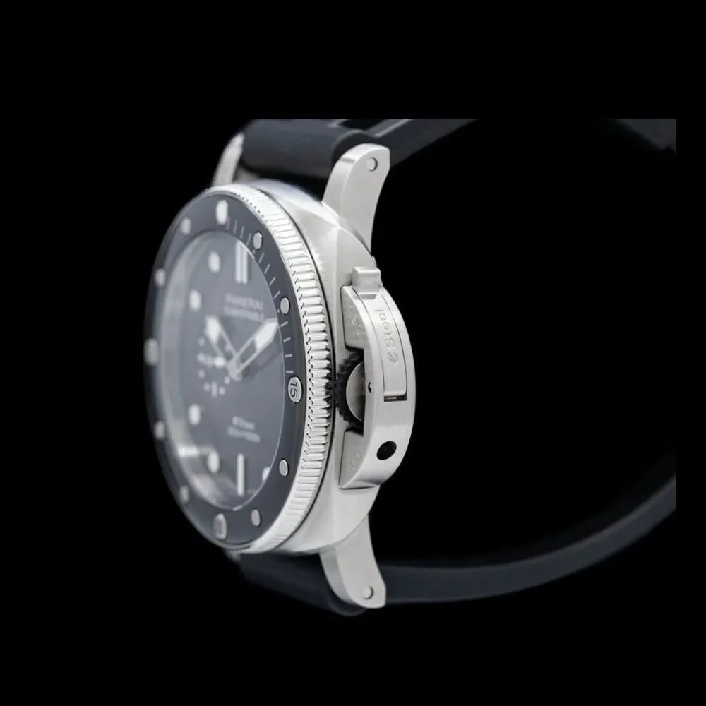 Panerai 44mm Submersible QuarantaQuattro Grigio Roccia SS Gray Dial PAM01288